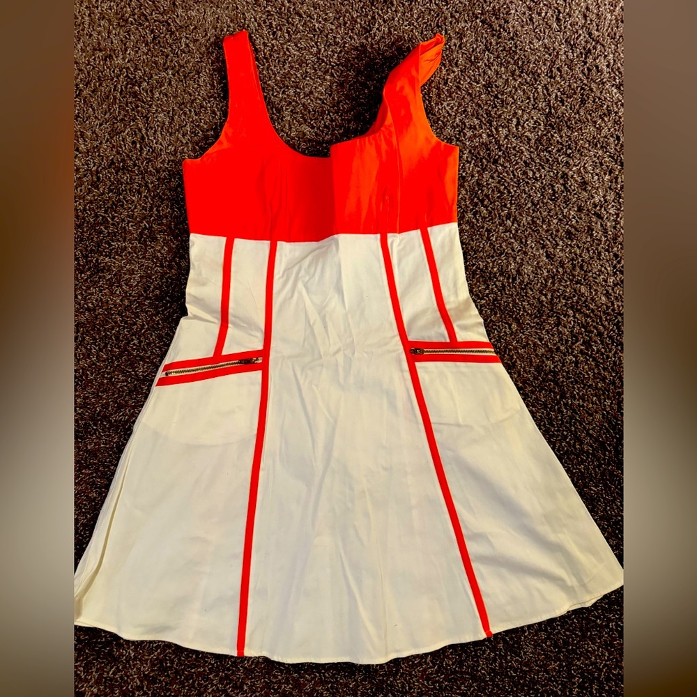 Bar III skater dress. Polyester material. Size M